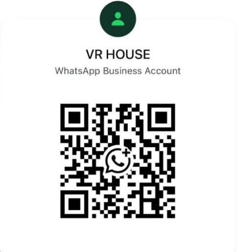 WhatsApp QR Code to chat with VR HOUSE